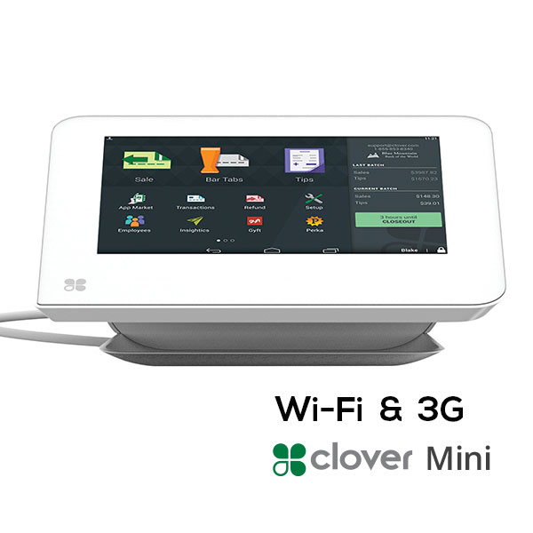 Clover Mini WiFi w/Cash Drawer Requires Processing Through Powering POS 